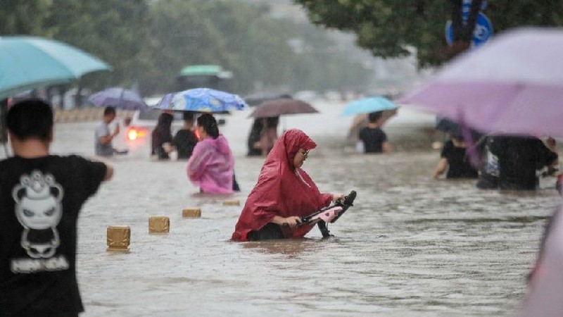 Floods China Heaviest Rains