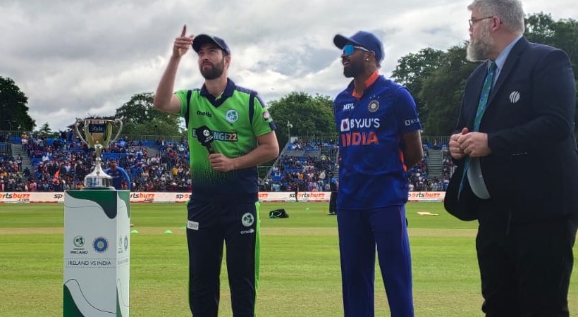 ireland india toss team