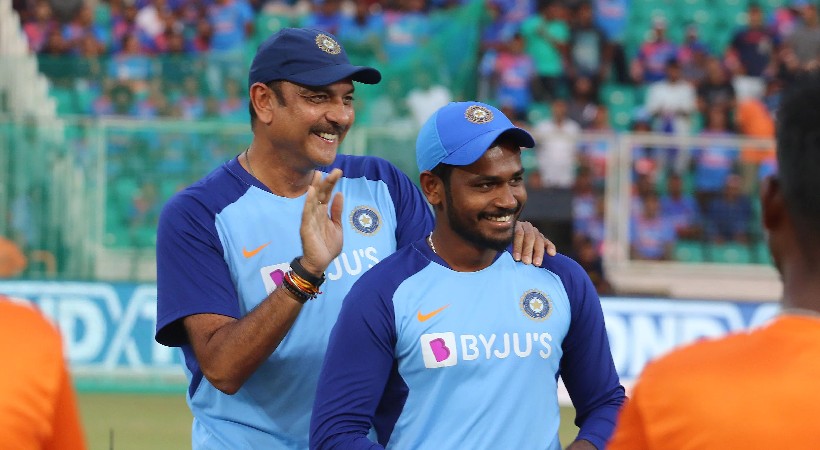 ravi shastri sanju samson
