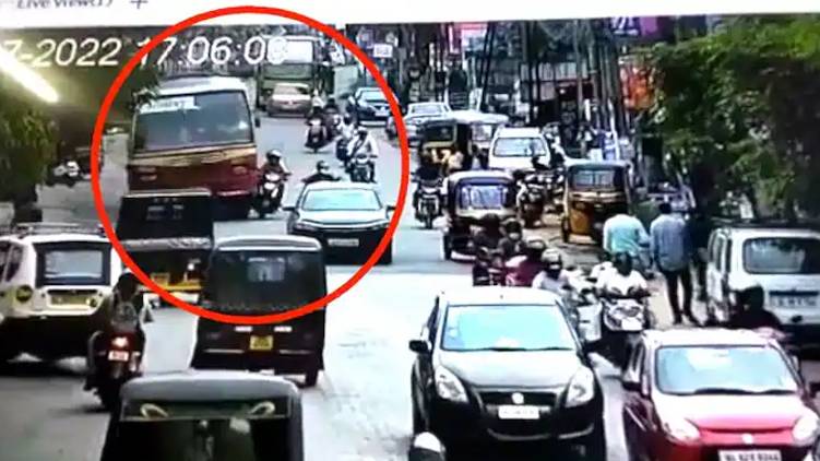 Alappuzha accident KSRTC driving recklessly