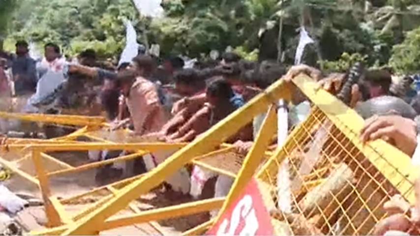 NEET exam controversy; police brutally beat up the students