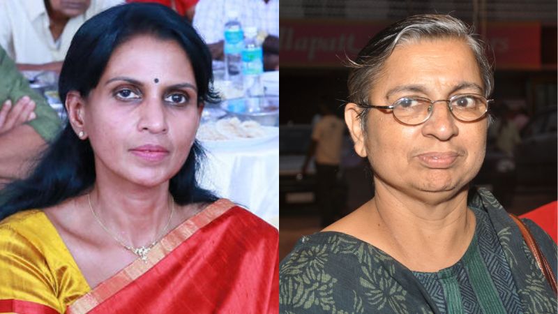 activist k ajitha says r sreelekha has established Interest in the disclosure in favor of dileep