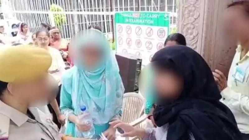students faced trouble for wearing hijab while attending neet exam