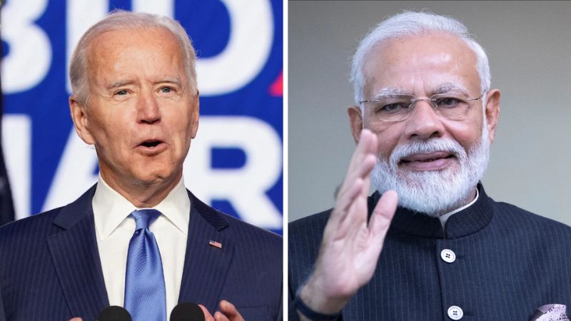 narendra modi wishes joe biden speedy recovery from covid positive