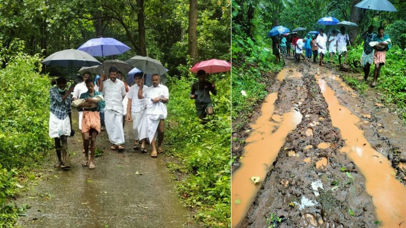 father walked 2 km with his baby's body in attappadi