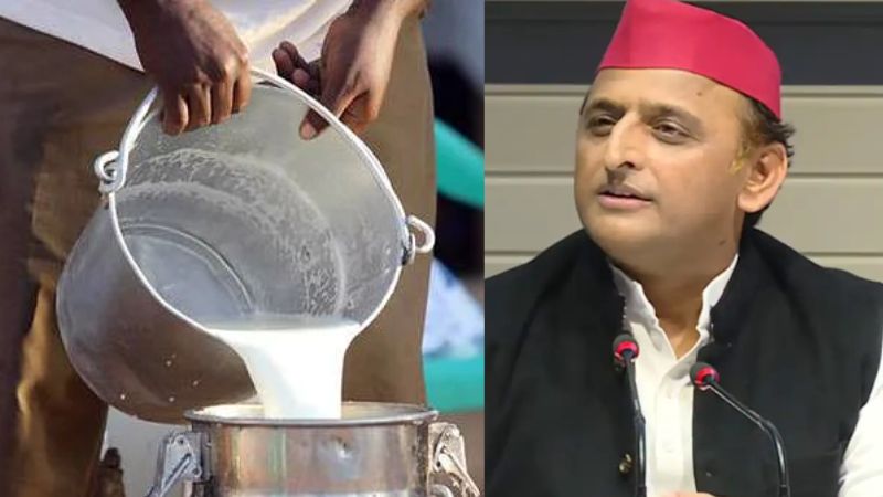 BJP hurt Krishna devotees by imposing GST on milk products says akhilesh yadav