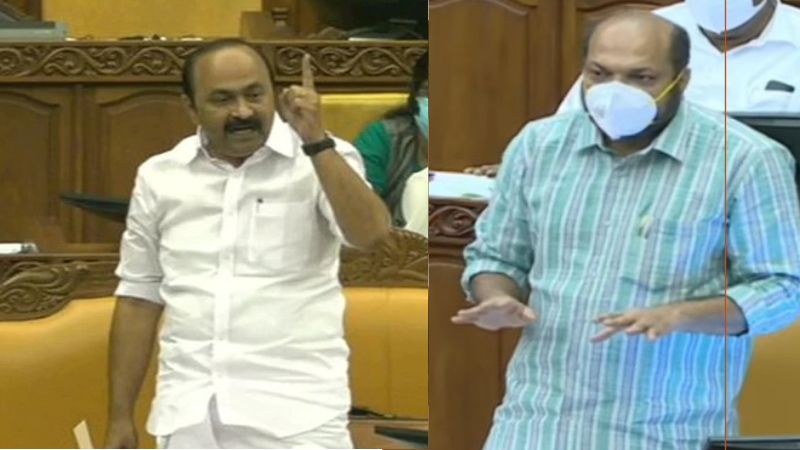 ks sabarinathan's arrest is in niyamasabha