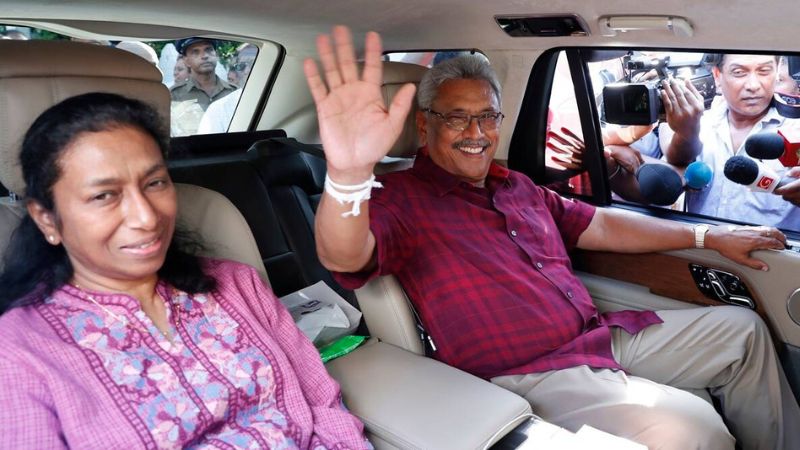 gotabaya rajapaksa moves to maldives during amid protest