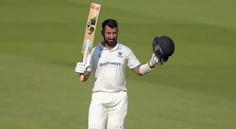 cheteshwar pujara county double century