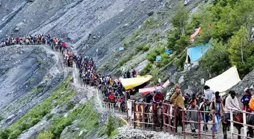 amarnath pilgrimage temporary ban