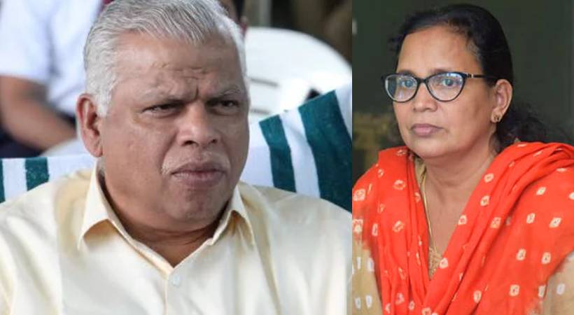 mv jayarajan against kk rema threat letter
