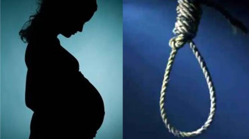 Pregnant woman hanged inside her house