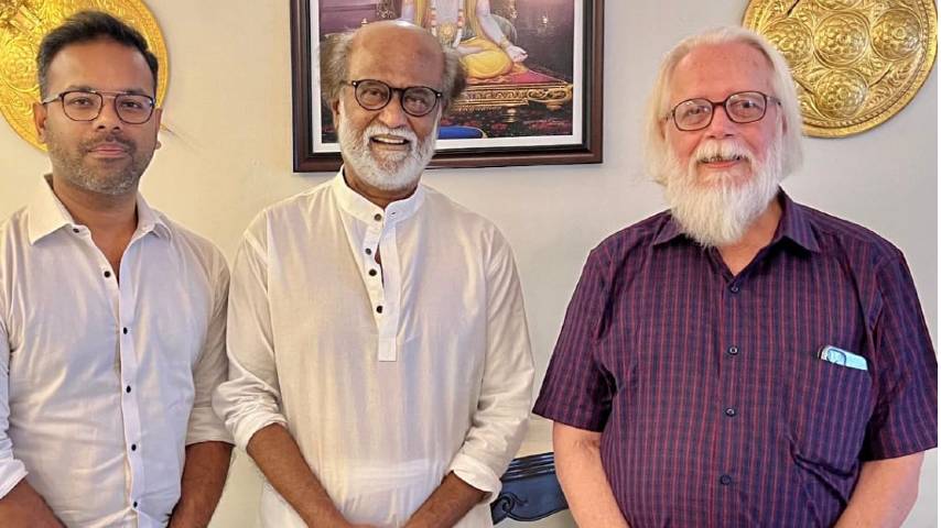 Superstar Rajinikanth invited Nambi Narayanan to his home