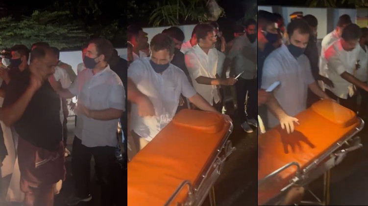 Rahul Gandhi saved a person