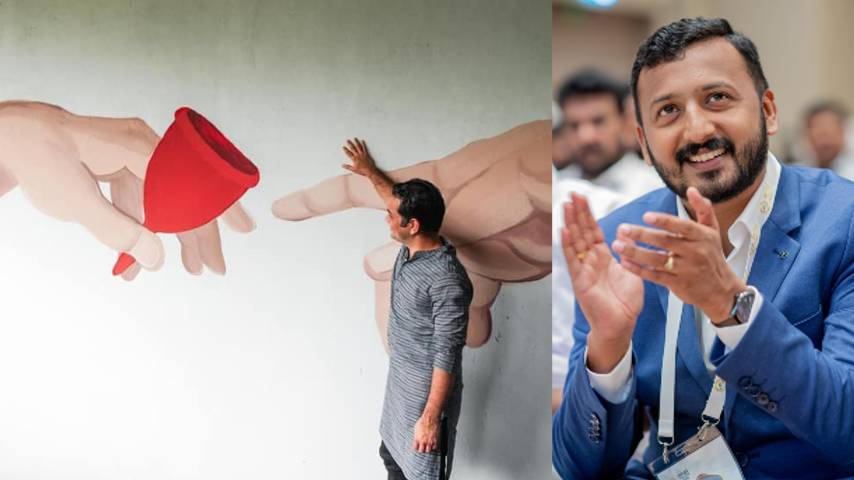 Rahul Mamkootathil with a Facebook post about menstruation