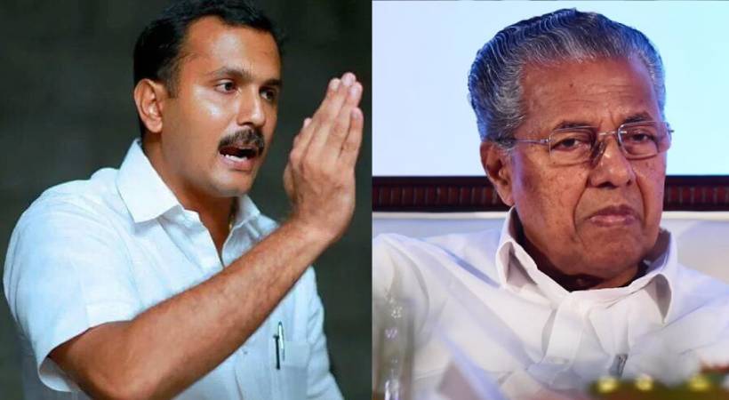 shone George against pinarayi vijayan