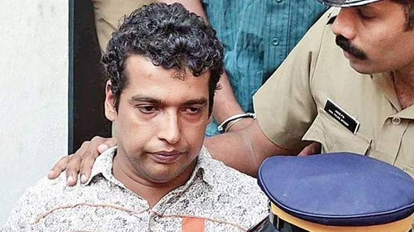 Pulsar Suni was admitted to Thrissur mental health Centre