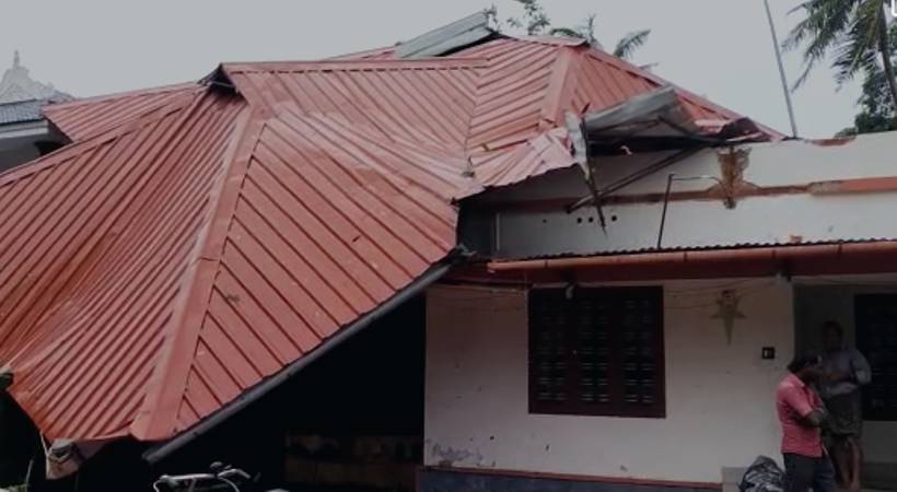 massive destruction in thrissur cyclone
