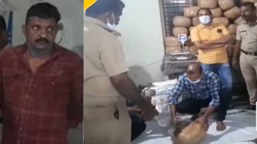 Police seized 210 kg of Cannabis, the youth was arrested