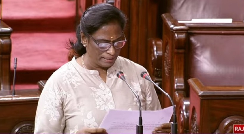 PT Usha took the oath
