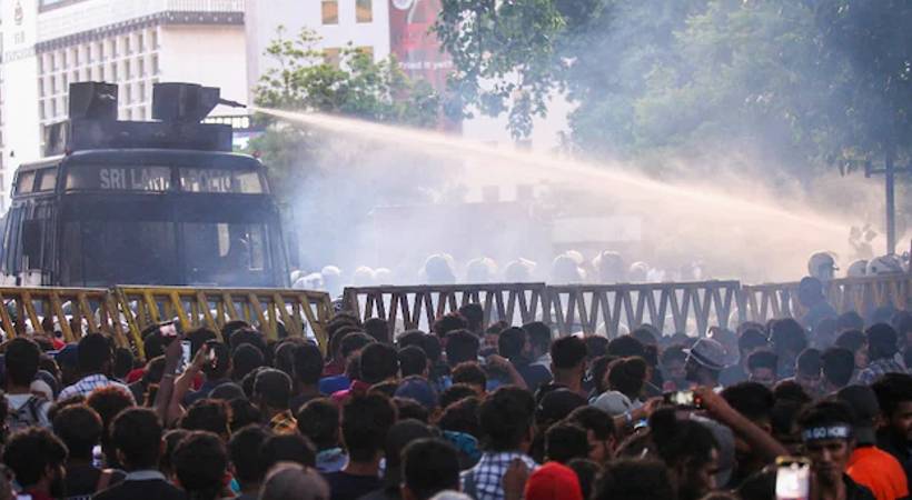 wont leave colombo says protestors