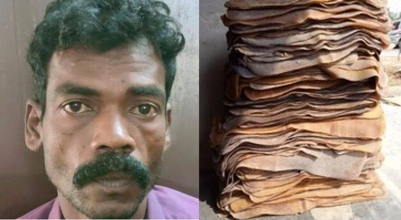 Accused in 30 cases arrested with rubber sheets