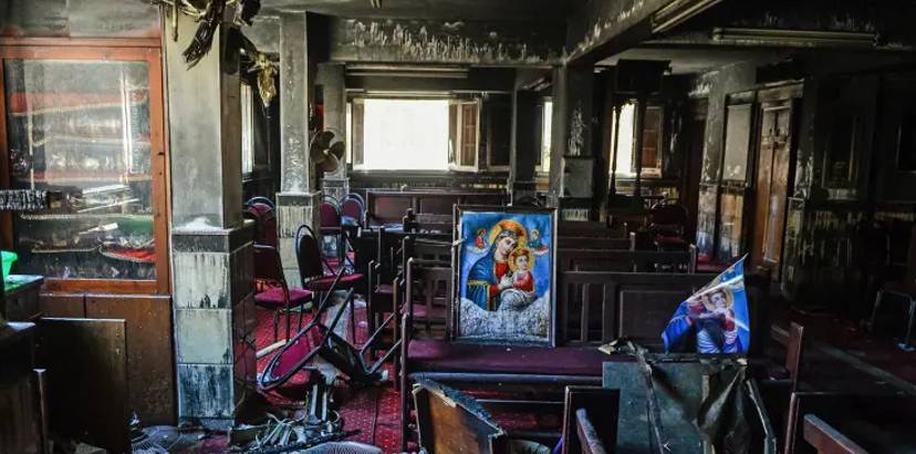 Egyptian church fire kills at least 41