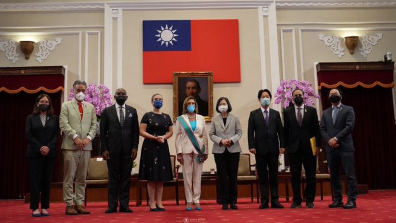 nancy pelosi moves to korea after taiwan visit