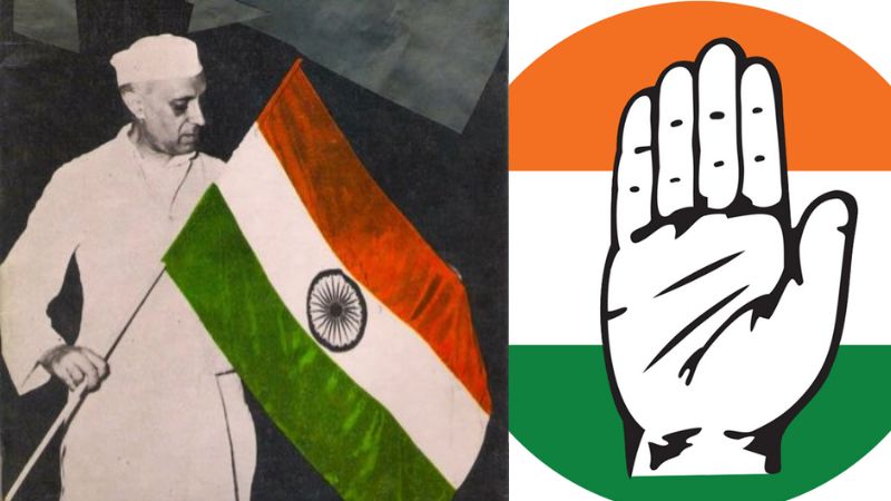 Congress leaders change social media DP to Nehru holding tricolour