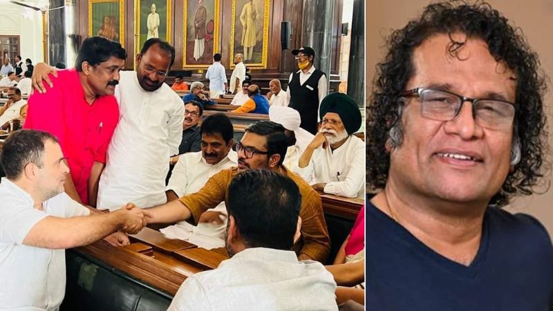 hareesh peradi shares parliament mp's photos