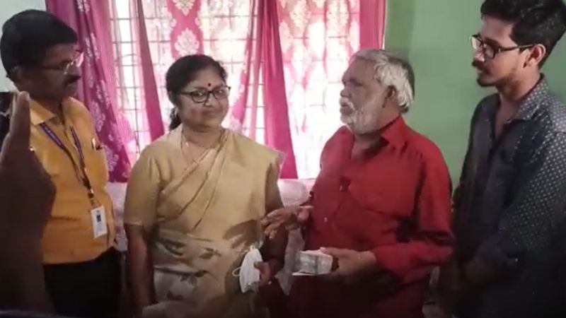 Philomena's family received deposit money from karuvannur bank