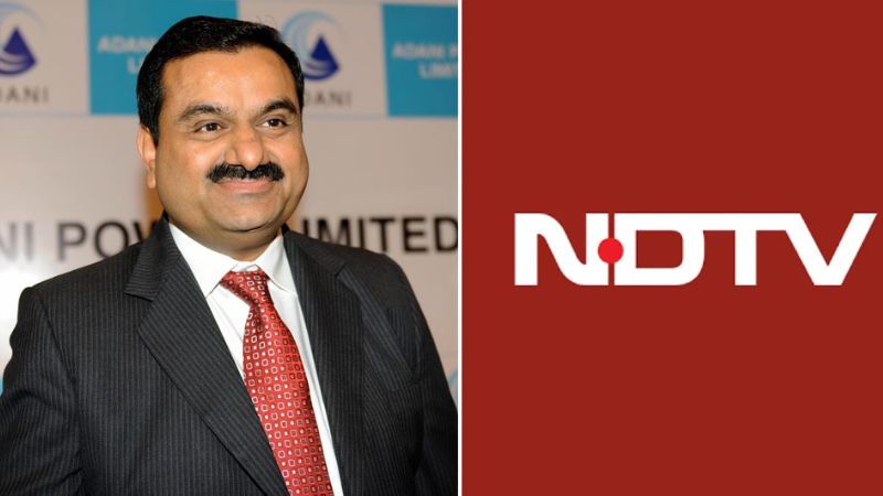 adani group to buy 29.2% stake in NDTV