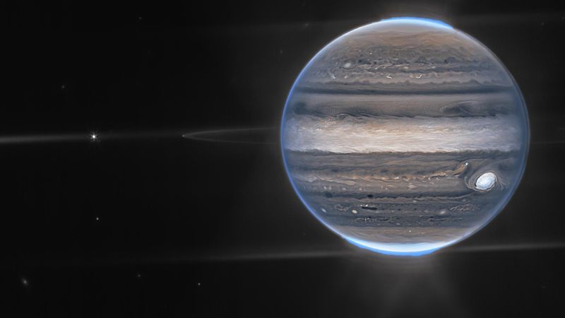 jupiter images captured by james webb telescope