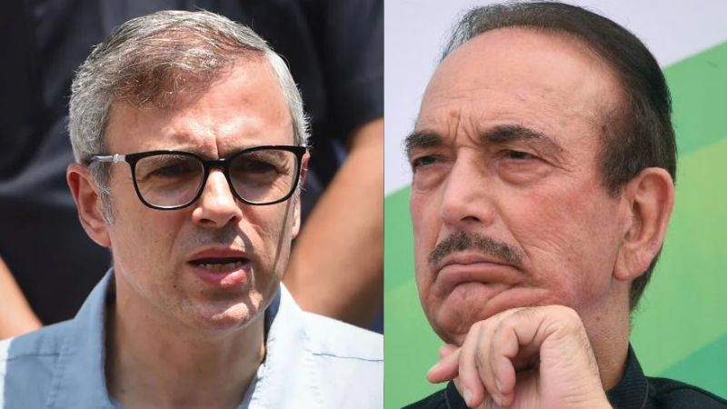 omar abdullah reacts the resignation of ghulam nabi azad