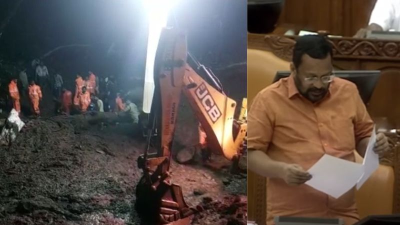 k rajan about kudayathur landslide in niyamasabha
