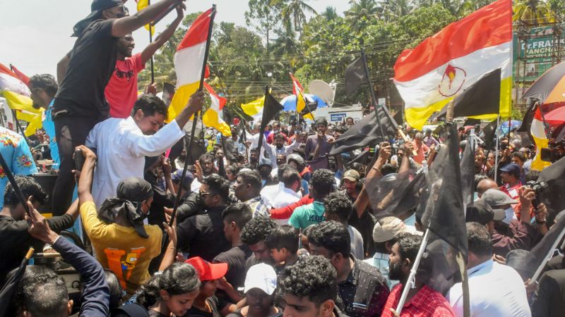 protest in vizhinjam port 6th day