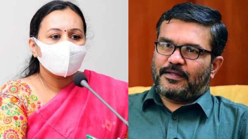 Speaker mb rajesh warned health minister