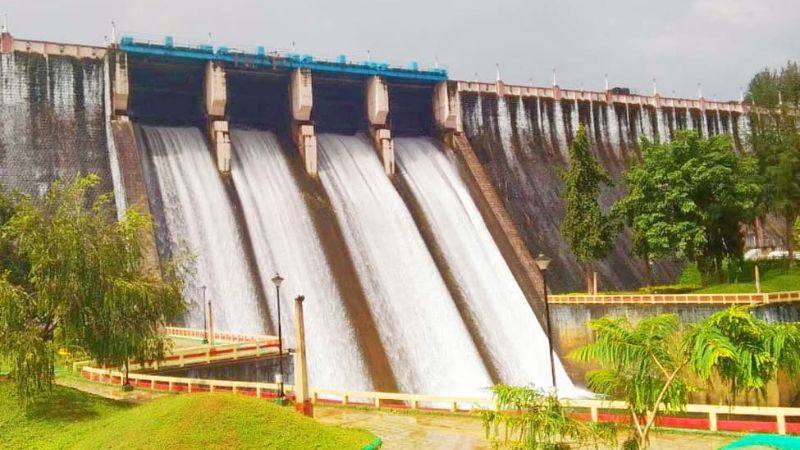 dam shuttern opened due to heavy rain
