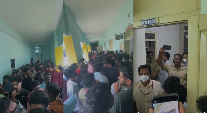 Conflict in Varkala SN College