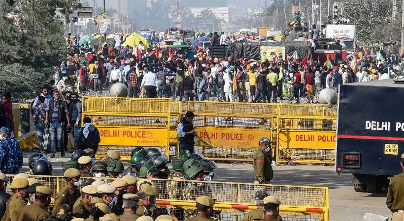 Farmers' Protest; High security at Delhi borders