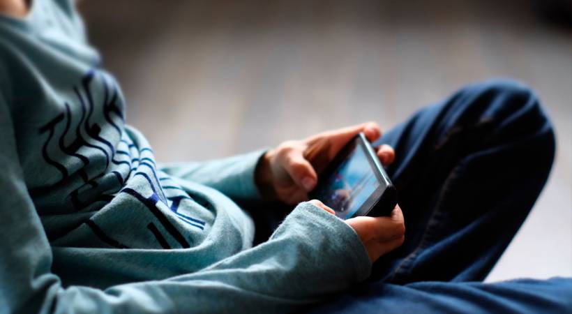 Police seized mobile phones with nude pictures of children