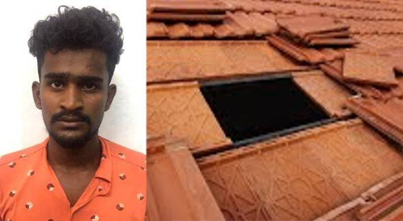 theft; A native of Tamil Nadu was arrested