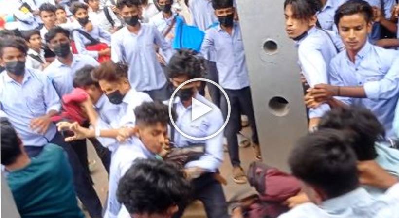 pattambi students fight
