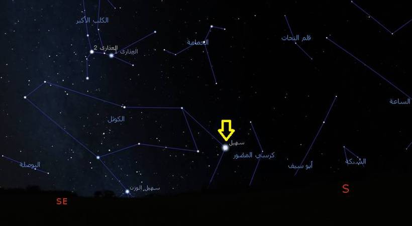 Suhail star sighting in UAE