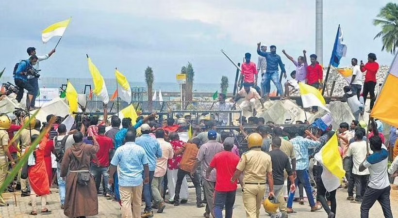 vizhinjam protest 16th day