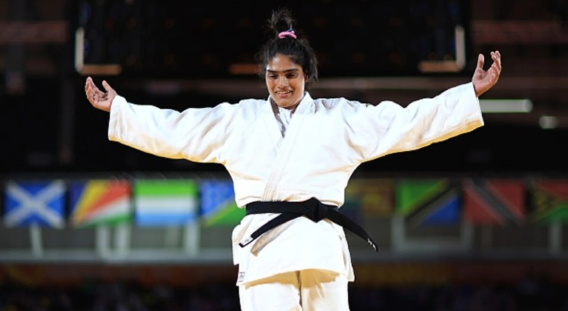 tulika maan judo silver commonwealth