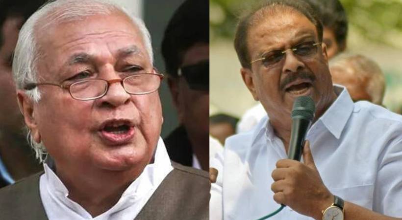 K Sudhakaran in support of Governor Arif Mohammad Khan