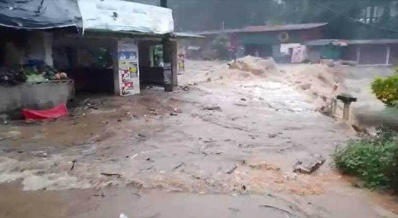 Vilangad market flooded