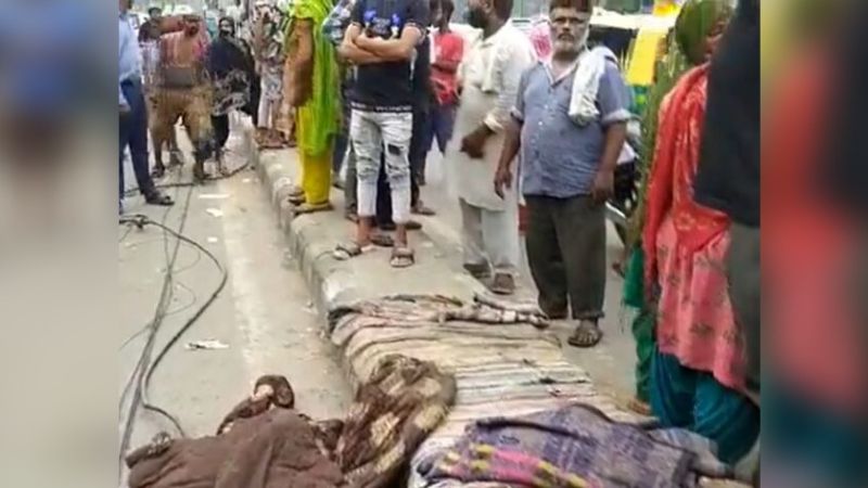 delhi seemapuri accident 4 died