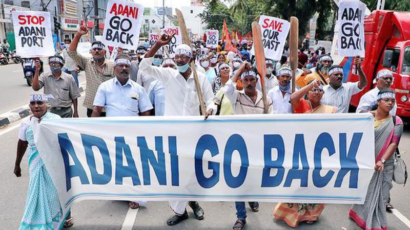 Adani Group's contempt plea in vizhinjam port protest